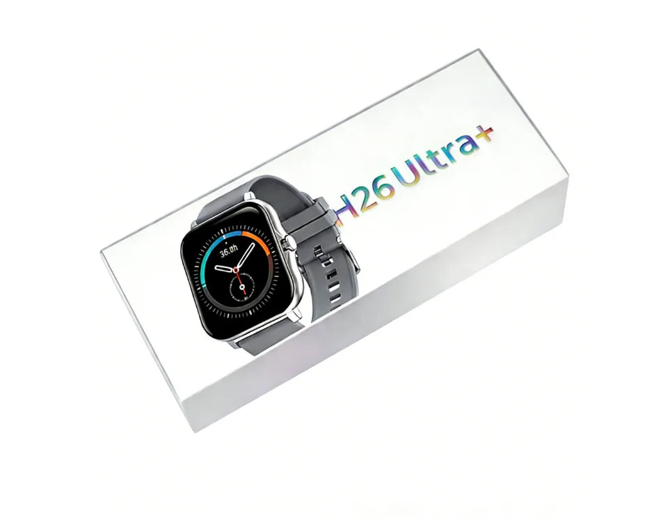 Smartwatch H26 Series | AMOLED | Pro, Ultra, Mini | IP67 | Negro/Plata