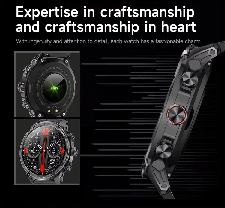 Smartwatch V99 | IPS 1.85" | Linterna | IP67 | +100 Modos Deporte | Negro/Gris/Naranja/Plata