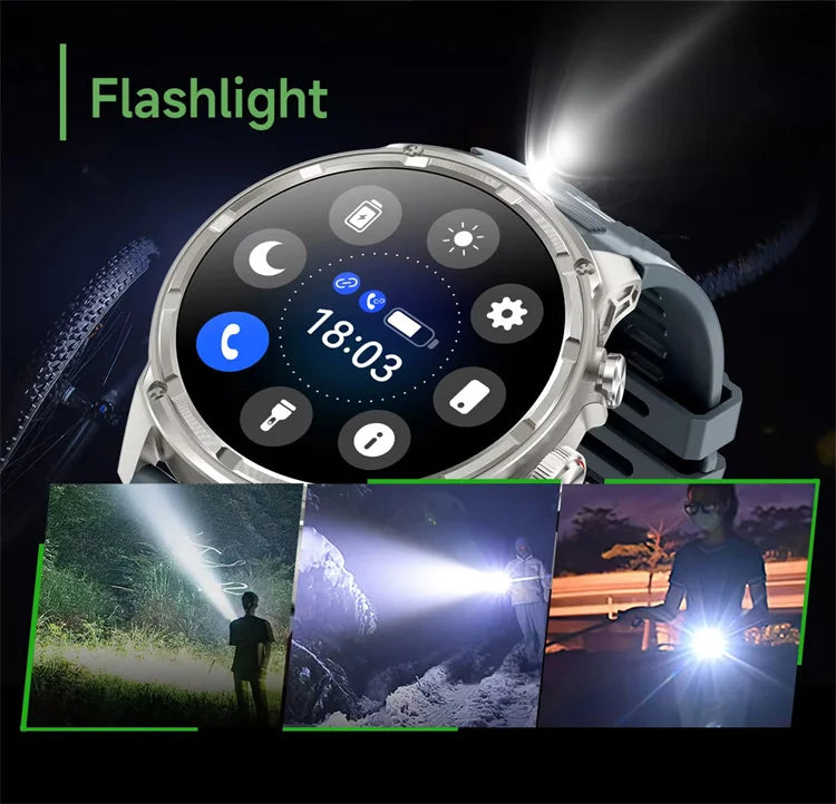 Smartwatch V99 | IPS 1.85" | Linterna | IP67 | +100 Modos Deporte | Negro/Gris/Naranja/Plata