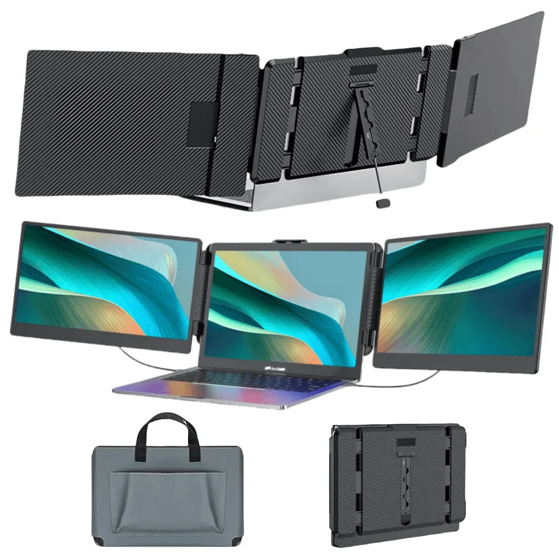 Monitor Portátil S2 14" | 1080P FHD | Triple/Dual | USB-C Plug & Play | Extensor Laptop