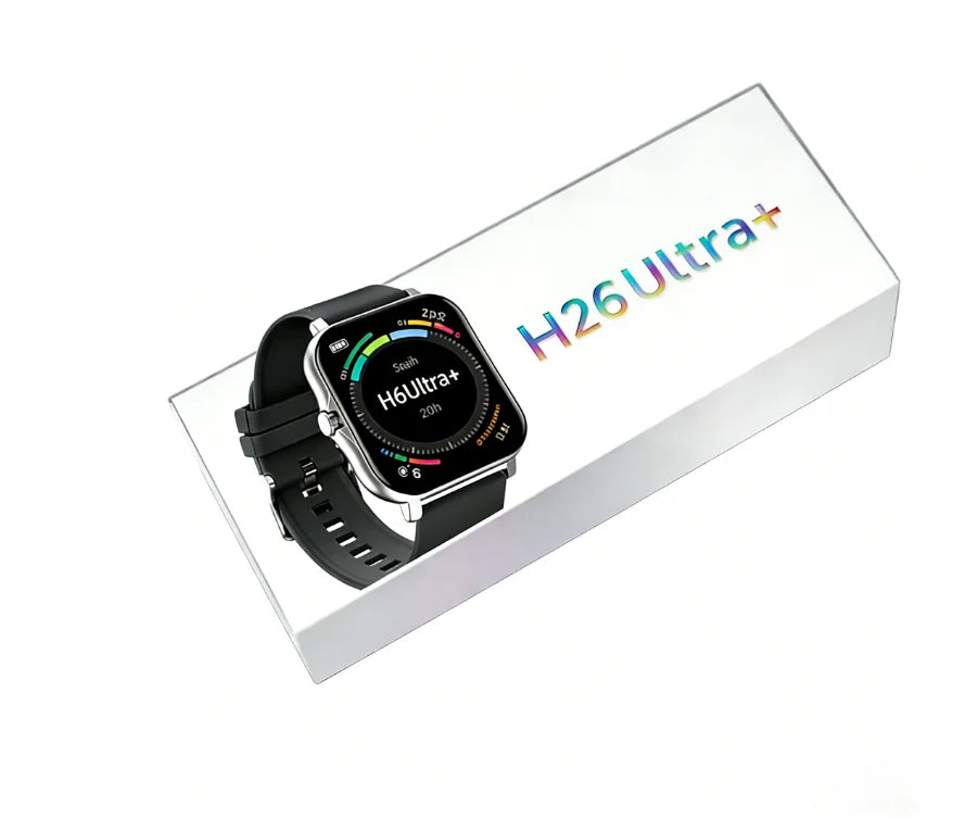 Smartwatch H26 Series | AMOLED | Pro, Ultra, Mini | IP67 | Negro/Plata