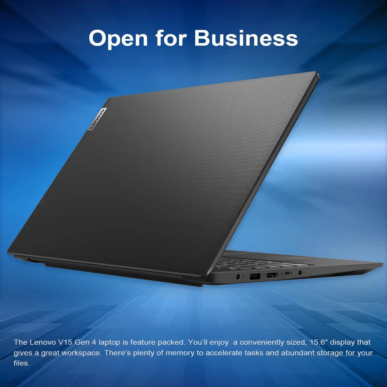 Lenovo V15 15.6" FHD | AMD Ryzen 5 7430U | 16GB RAM | 512GB SSD | USB-C, HDMI, RJ45