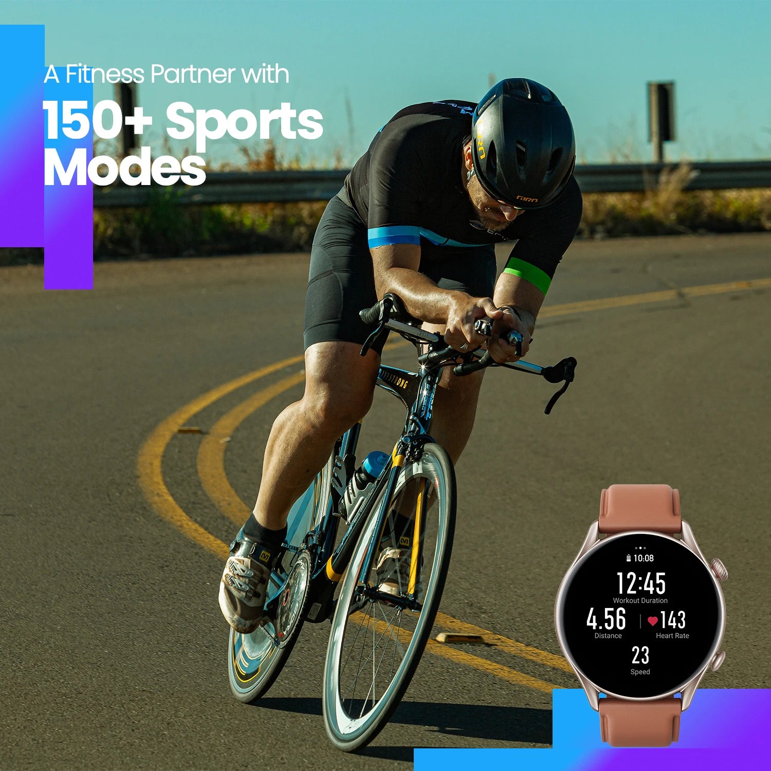 Smartwatch Amazfit GTR 3 Pro | AMOLED 1.45" | GPS | 150 Modos | 12 Días