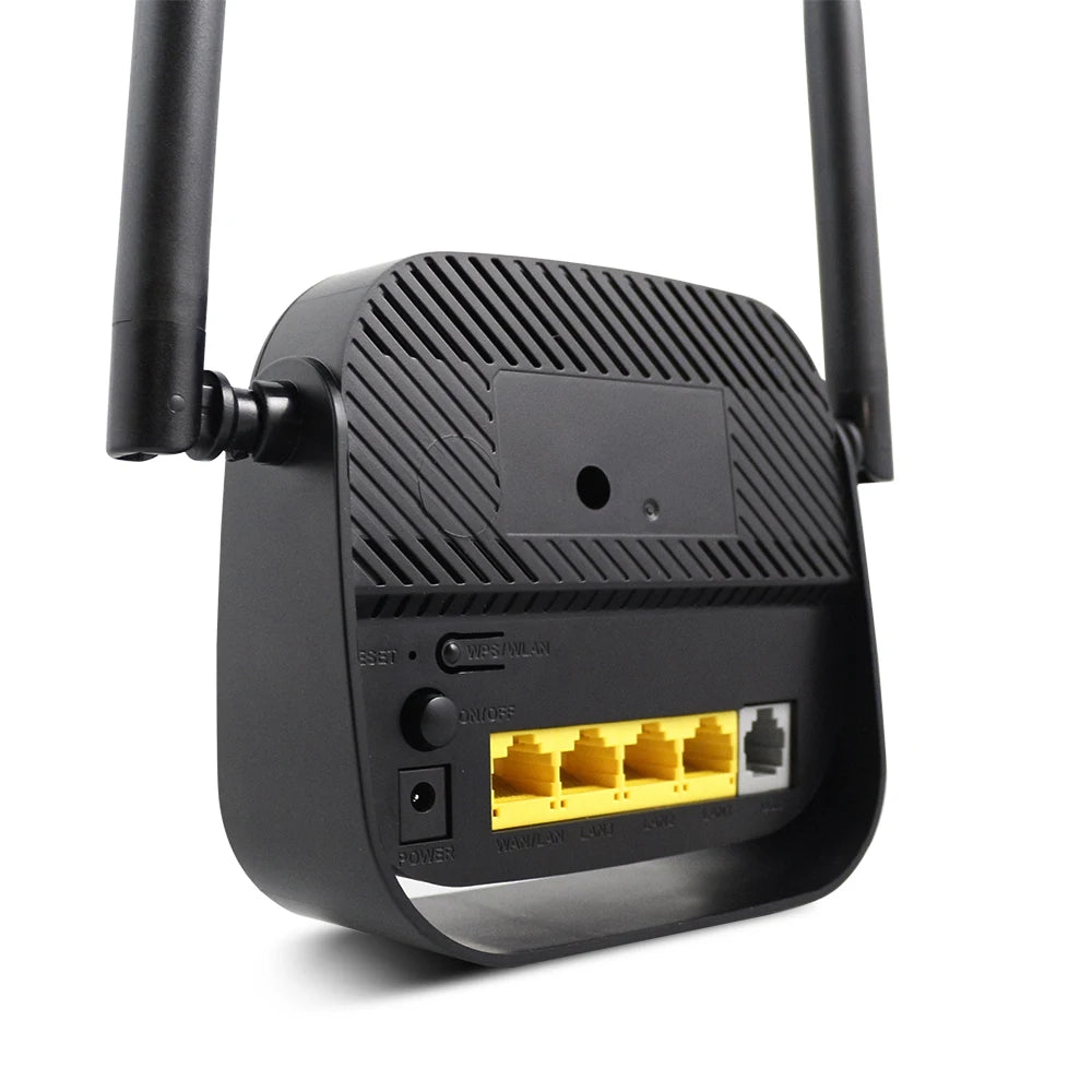 Wireless N300 ADSL2 + Modem Router 4Lan 10/100 Mbps RJ11 Port IPV6 IEEE802.11n/g Wireless 300mpbs ADSL Router