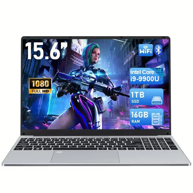 Laptop 15.6" Intel Core i9 9900U | 16GB RAM | 256GB-2TB SSD | Pantalla 4K | Windows 11