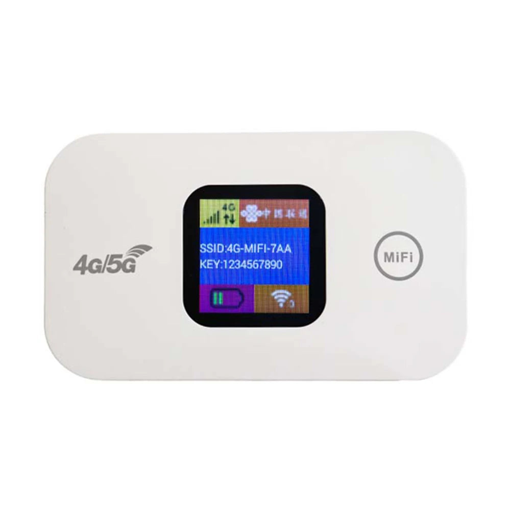 Router Móvil 4G/5G Portátil | SIM | 150Mbps | Hasta 16 Usuarios | Batería 3650mAh | Hotspot