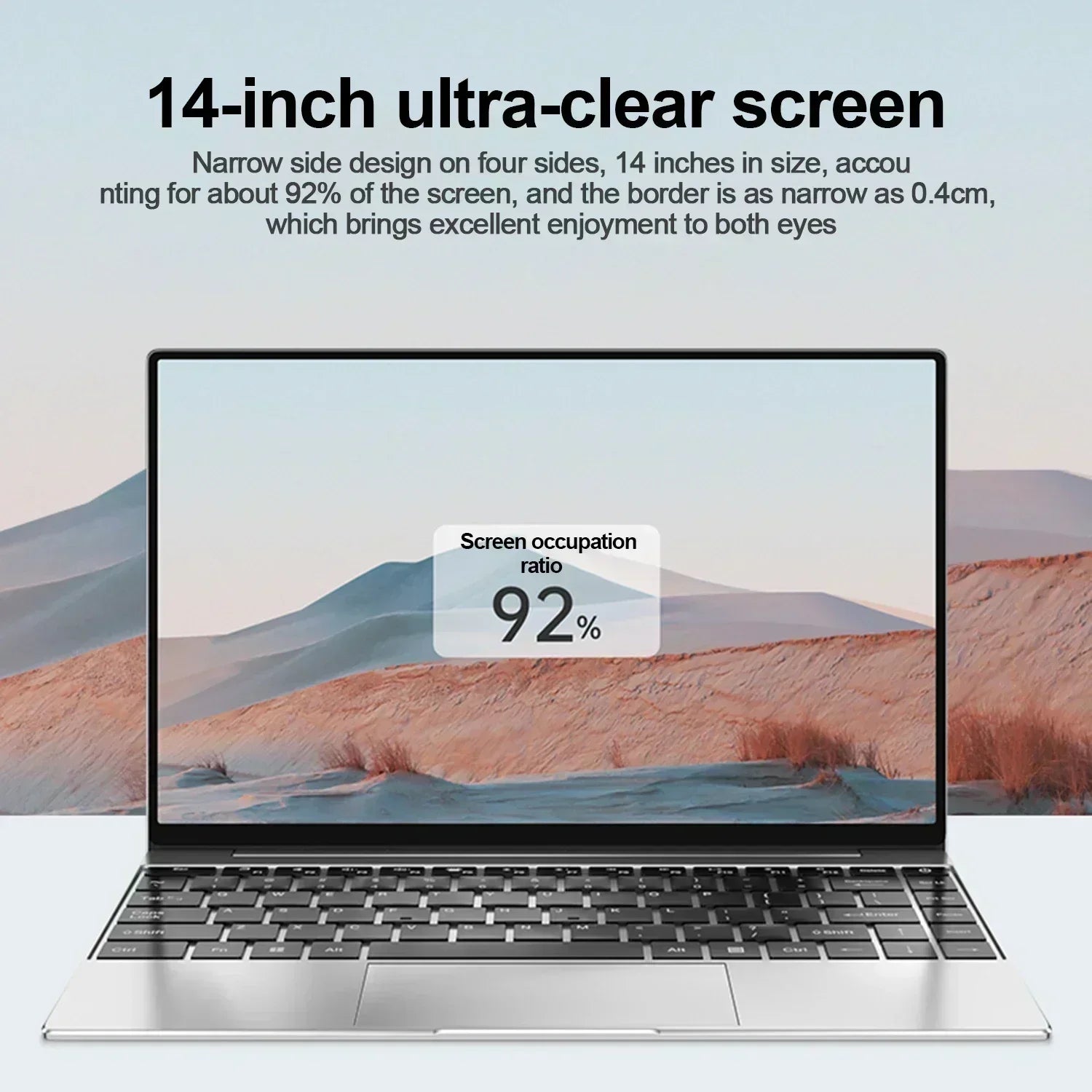 Portátil Ultradelgado LENO 14.1" FHD | Intel N3700 | 16GB RAM | 2TB SSD | Windows 11