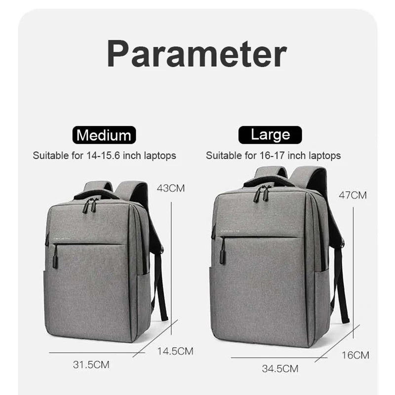 Mochila Portátil 17.3" | Gran Capacidad | Impermeable | Multi-bolsillos | 15.6"/17.3"