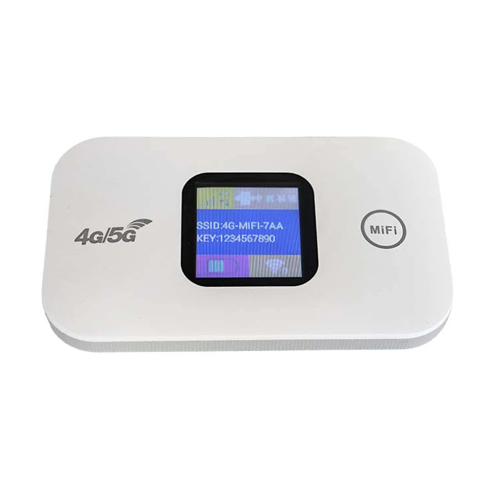 Router Móvil 4G/5G Portátil | SIM | 150Mbps | Hasta 16 Usuarios | Batería 3650mAh | Hotspot