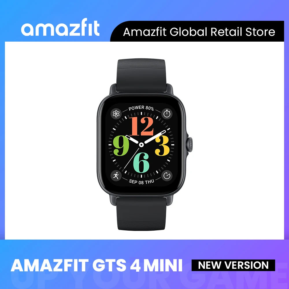 Smartwatch Amazfit GTS 4 Mini | AMOLED 1.75" | GPS | 12 Días | +150 Modos